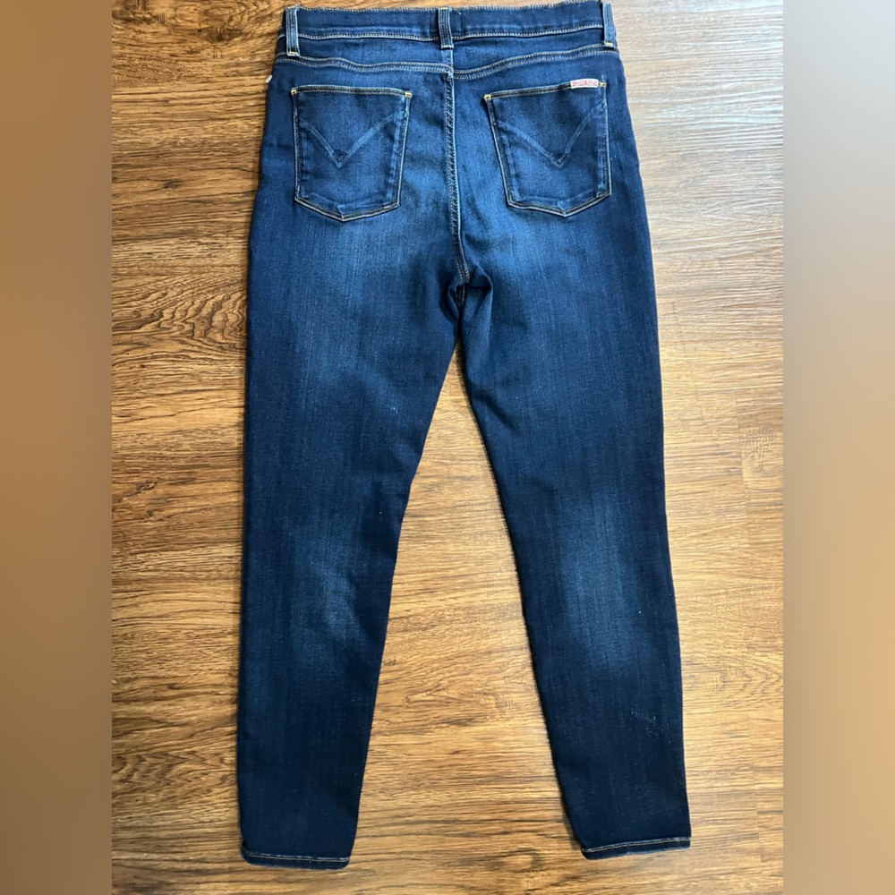 Hudson Jeans Dark Blue Skinny Leg Denim Barbara high waist skinny ankle